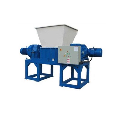 High Efficiency Double Shaft Automatic Crus Machine Plastic Wood Shredder